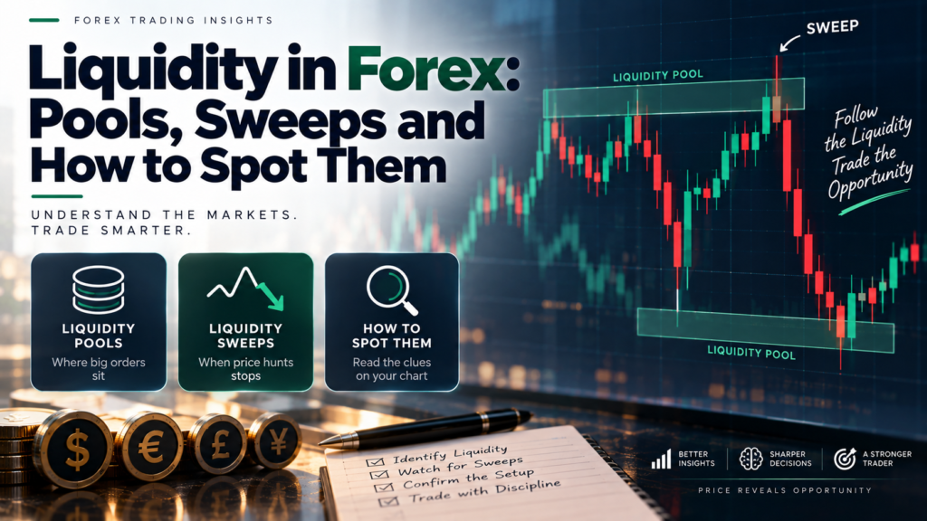 Liquidity in Forex Trading: Pools, Sweeps and How to Spot Them (India 2026)
