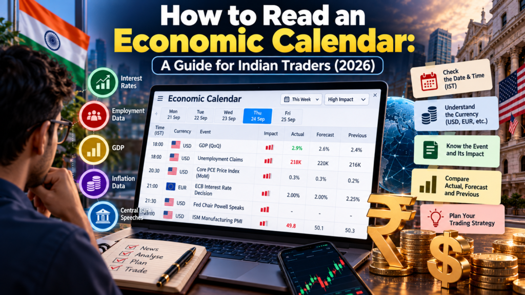 How to Read an Economic Calendar: A Guide for Indian Traders (2026)