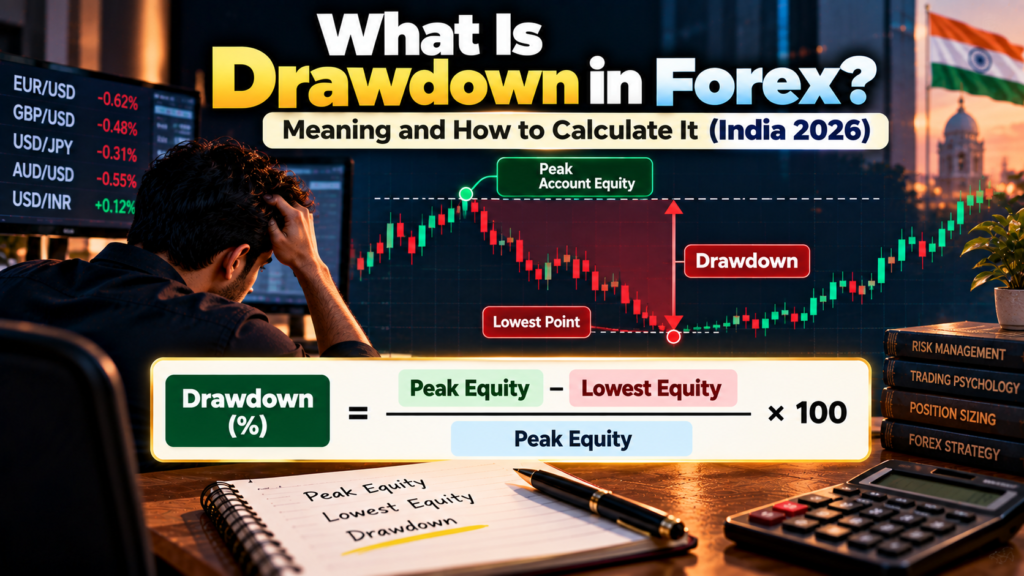 What Is Drawdown in Forex? Meaning and How to Calculate It (India 2026)