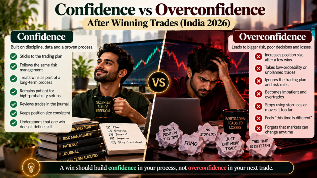 Confidence vs Overconfidence After Winning Trades (India 2026)