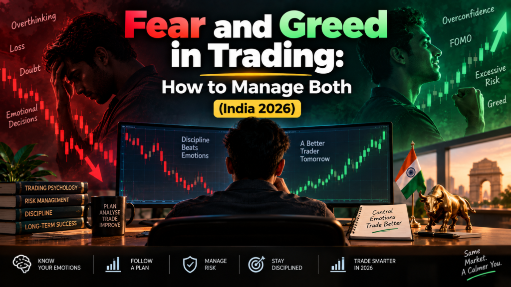 Fear and Greed in Trading: How to Manage Both (India 2026)