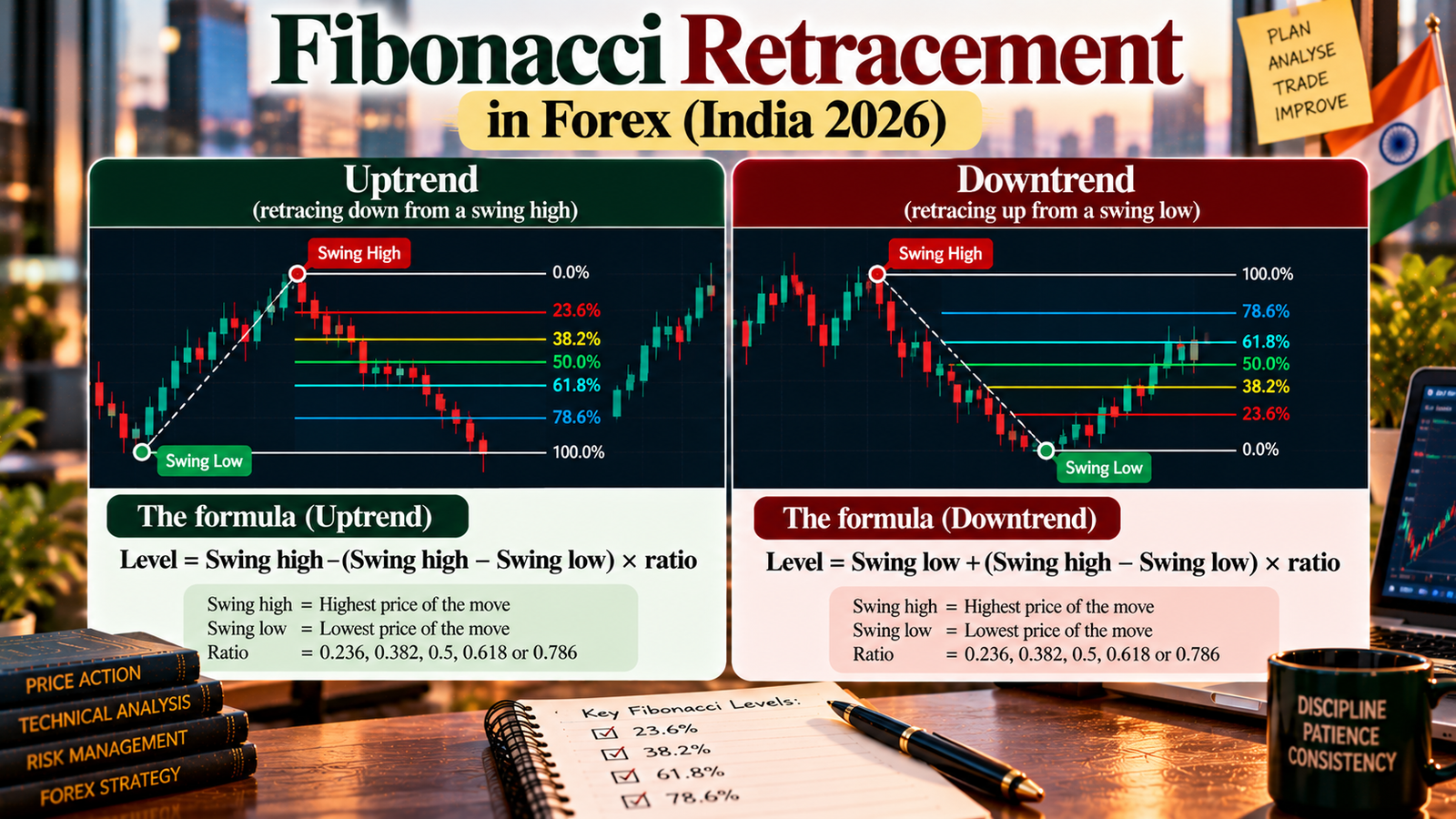 How to use Fibonacci retracement levels