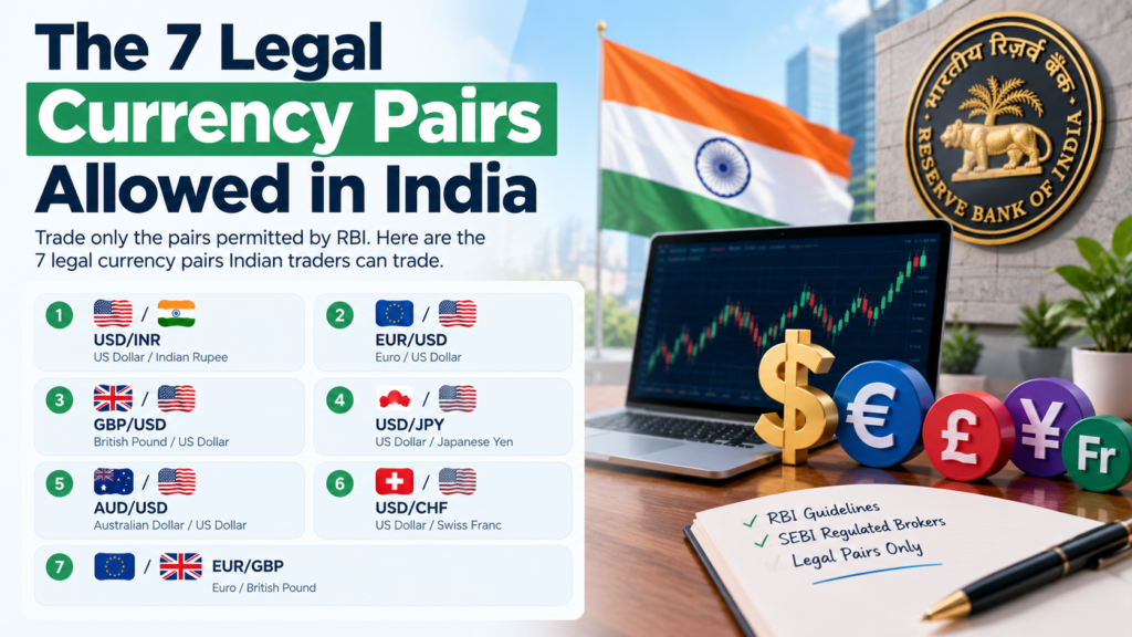 The 7 Legal Currency Pairs Allowed in India