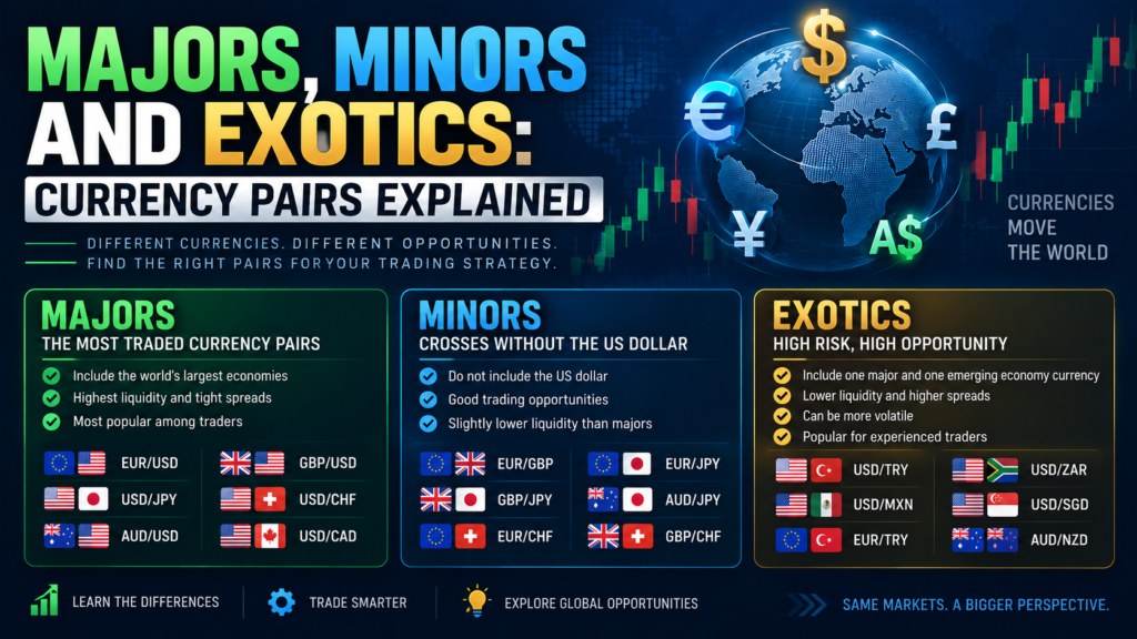 Majors, Minors and Exotics: Currency Pairs Explained