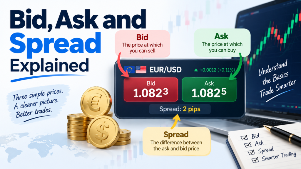 Bid, Ask and Spread in Forex Explained