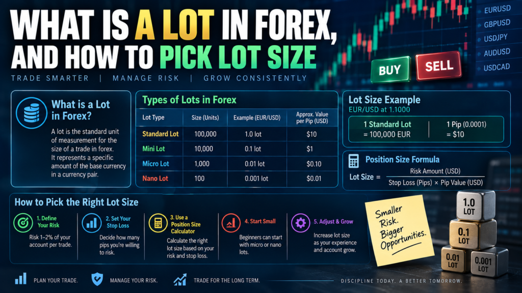 What Is a Lot in Forex, and How to Pick Lot Size