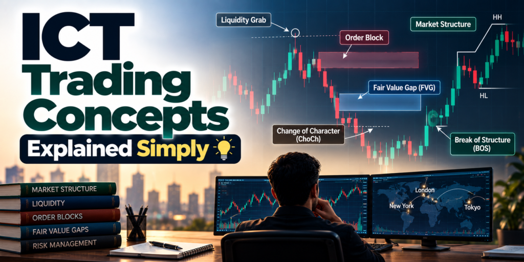 ICT Trading Concepts Explained Simply