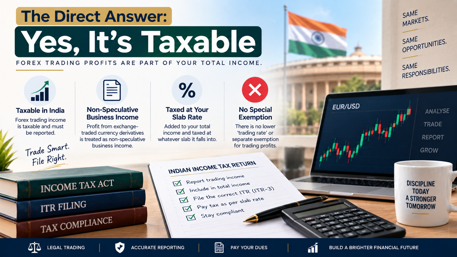 is forex trading taxable in india