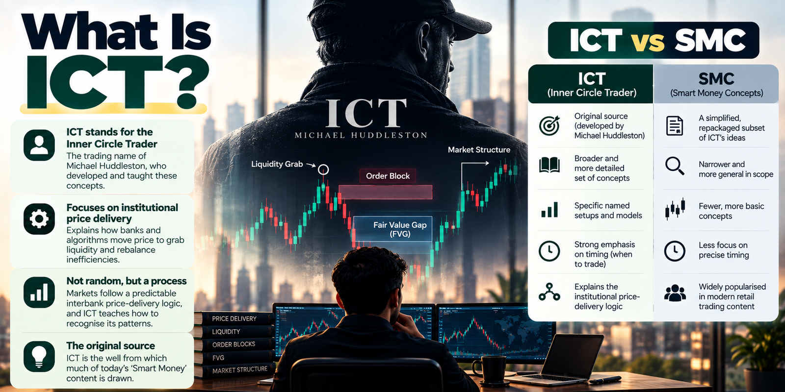 ICT trading concepts explained simply