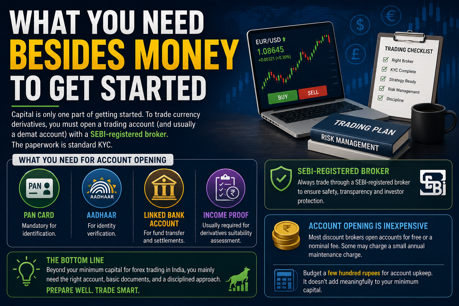 minimum capital forex trading India