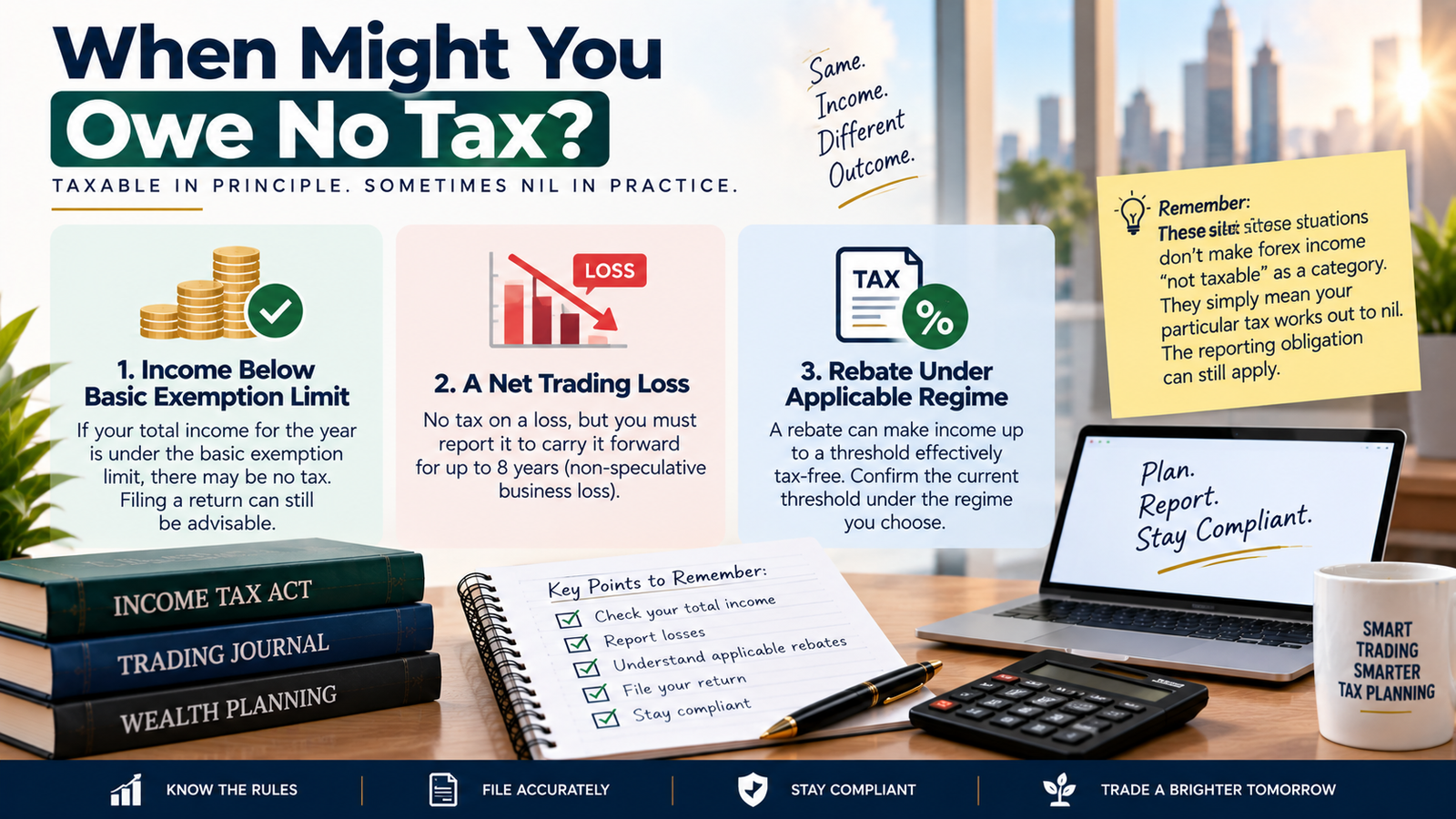 Is forex trading income taxable in India?