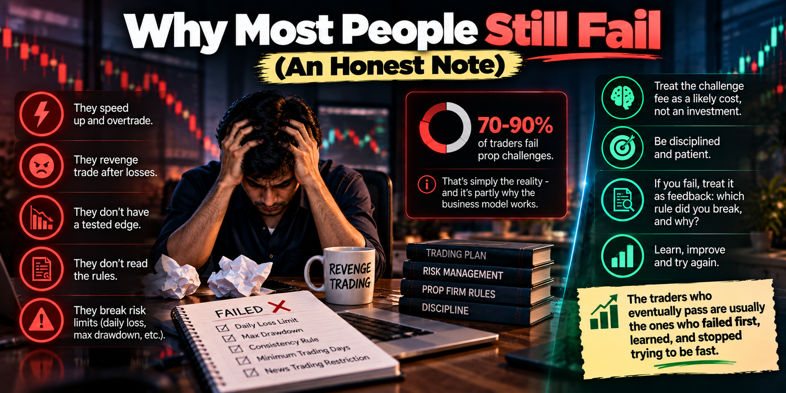 how to pass prop firm challenge
