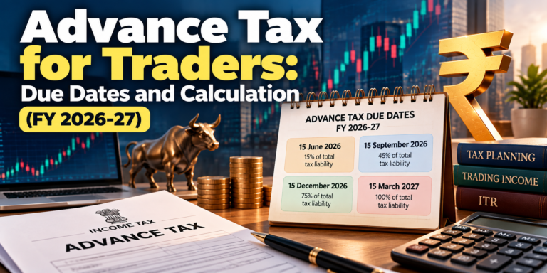advance tax for traders