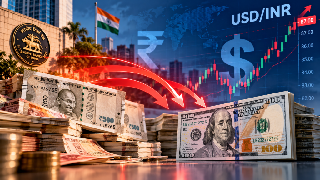 fii flows rupee