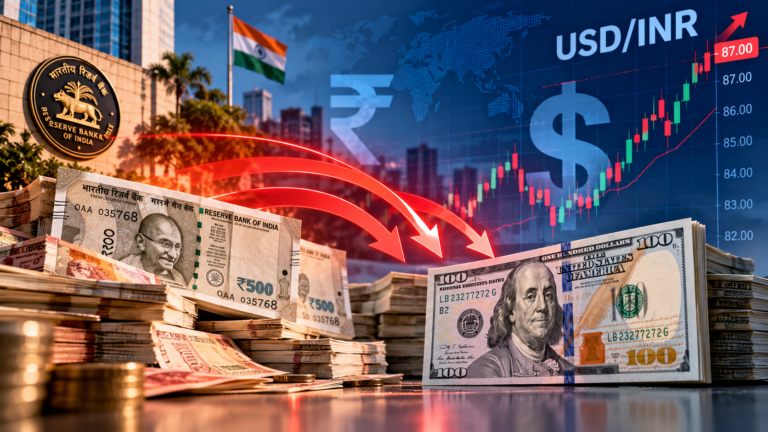 fii flows rupee